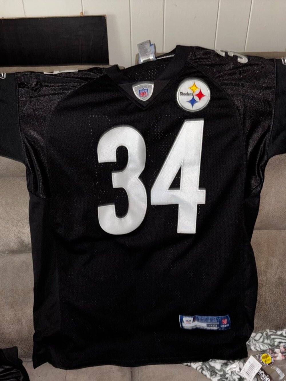 Pittsburgh Steelers Football Jersey shirt #34 Rashard Mendenhall Reebok On Field